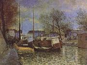 Alfred Sisley Saint-Martin Canal in Paris oil painting picture wholesale